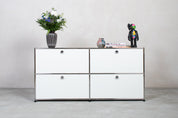 USM Sideboard 2x2 Fächer mit Klappen