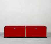 USM Haller | Lowboard | 1x2 Fächer mit Klappen