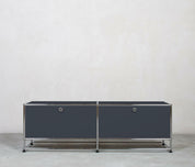 USM Haller | Sideboard | 1x2 Fächer mit Unterbau