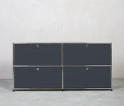 USM Haller | Sideboard | 2x2 Fächer mit Klappen