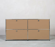 USM Haller | Sideboard | 2x2 Fächer mit Klappen