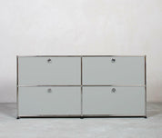 USM Haller | Sideboard | 2x2 Fächer mit Klappen