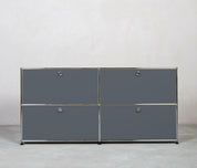 USM Haller | Sideboard | 2x2 Fächer mit Klappen