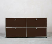 USM Haller | Sideboard | 2x2 Fächer mit Klappen