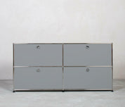 USM Haller | Sideboard | 2x2 Fächer mit Klappen