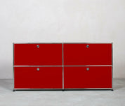 USM Haller | Sideboard | 2x2 Fächer mit Klappen