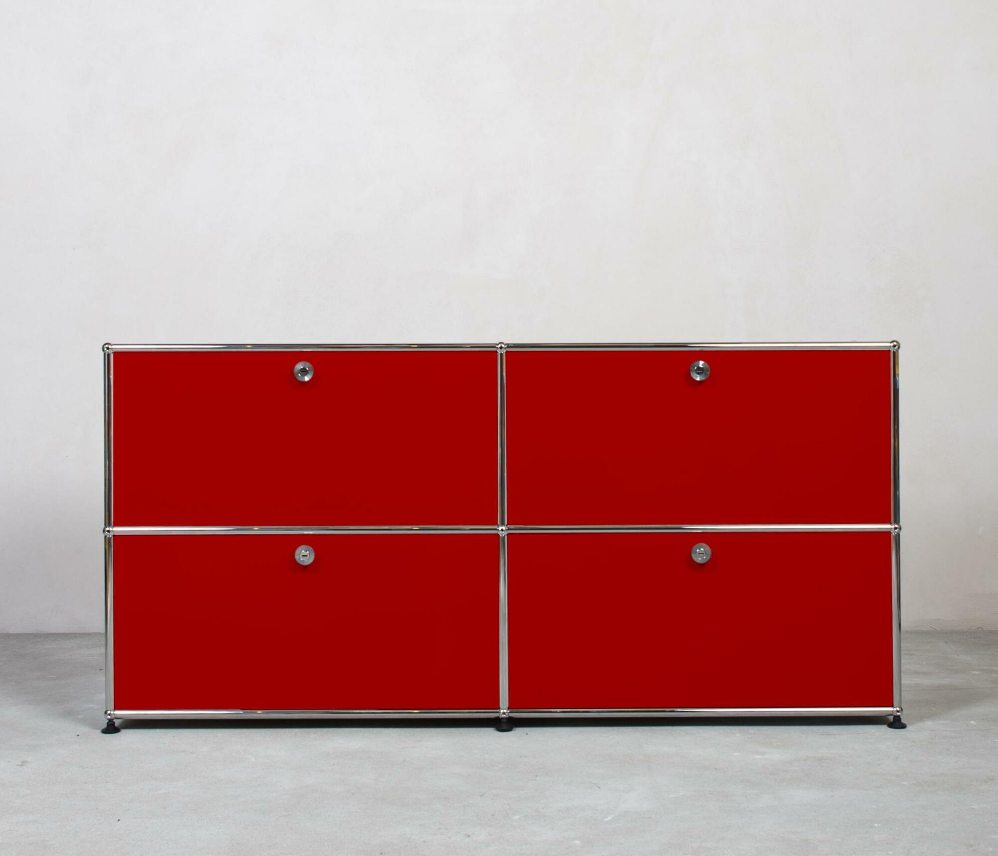 USM Haller | Sideboard | 2x2 Fächer mit Klappen
