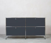 USM Haller |  Sideboard | 2x2 Fächer mit Unterbau