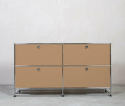 USM Haller |  Sideboard | 2x2 Fächer mit Unterbau