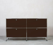 USM Haller |  Sideboard | 2x2 Fächer mit Unterbau