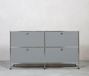 USM Haller |  Sideboard | 2x2 Fächer mit Unterbau