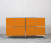 USM Haller |  Sideboard | 2x2 Fächer mit Unterbau