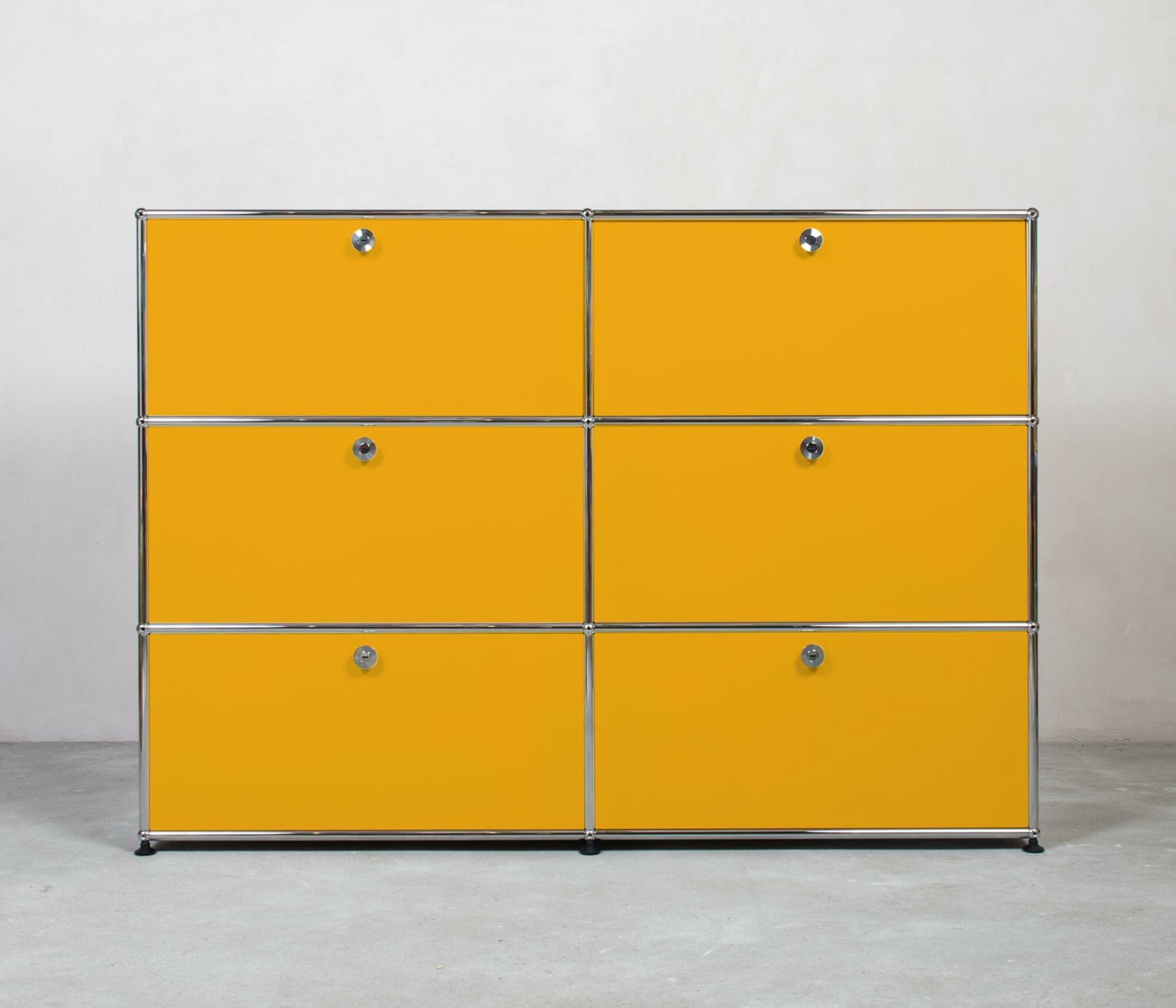USM Haller | Highboard | 2x3 Fächer mit Klappen