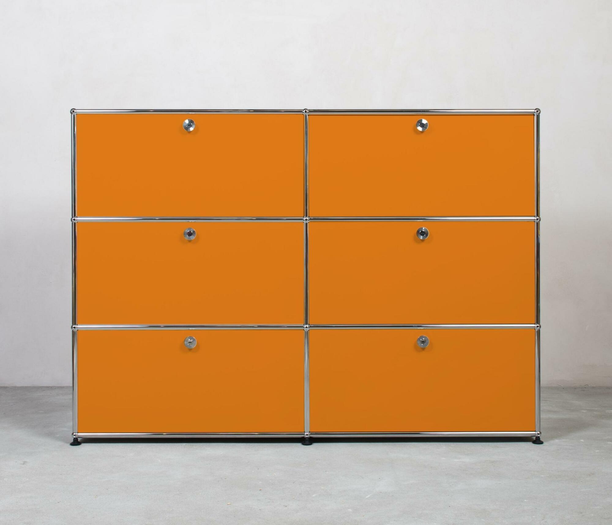 USM Haller | Highboard | 2x3 Fächer mit Klappen