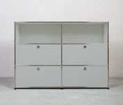 USM Haller | Highboard | 2x3  Fächer
