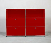 USM Haller | Highboard | 2x3  Fächer
