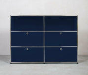 USM Haller | Highboard | 2x3  Fächer