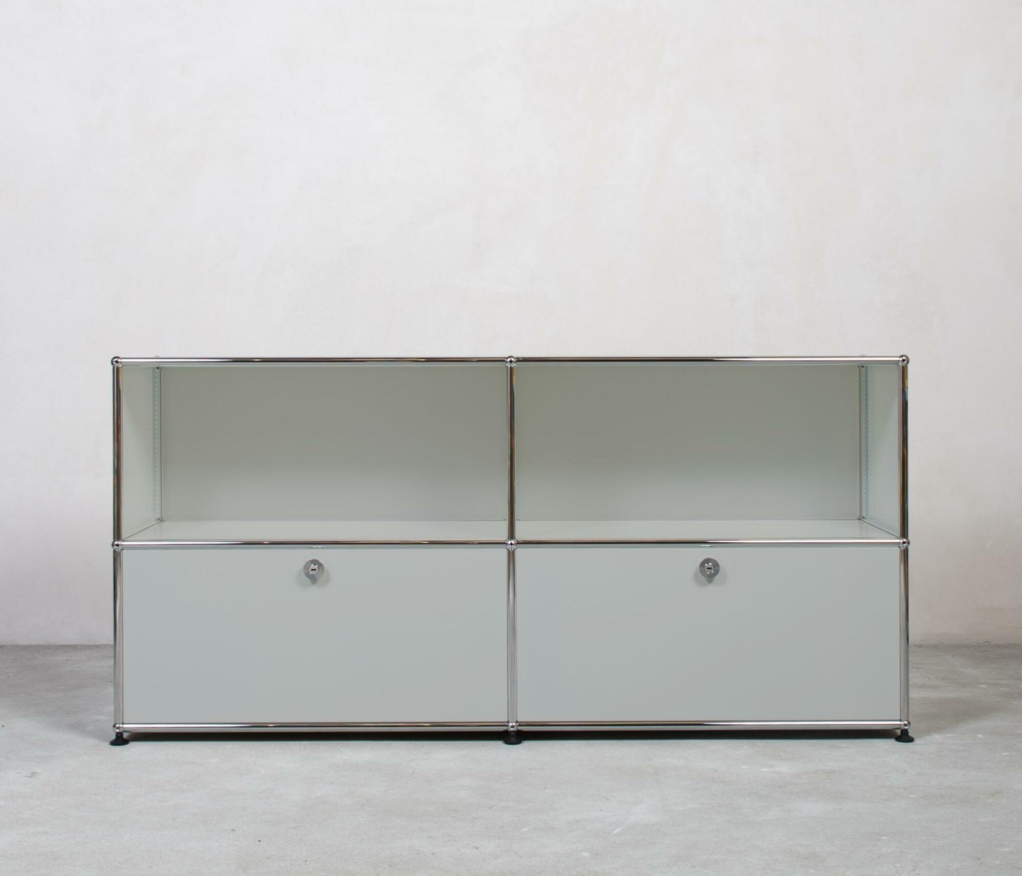 USM Haller | Sideboard 2x2 Fächer | Oben offen