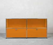USM Haller | Sideboard 2x2 Fächer | Oben offen