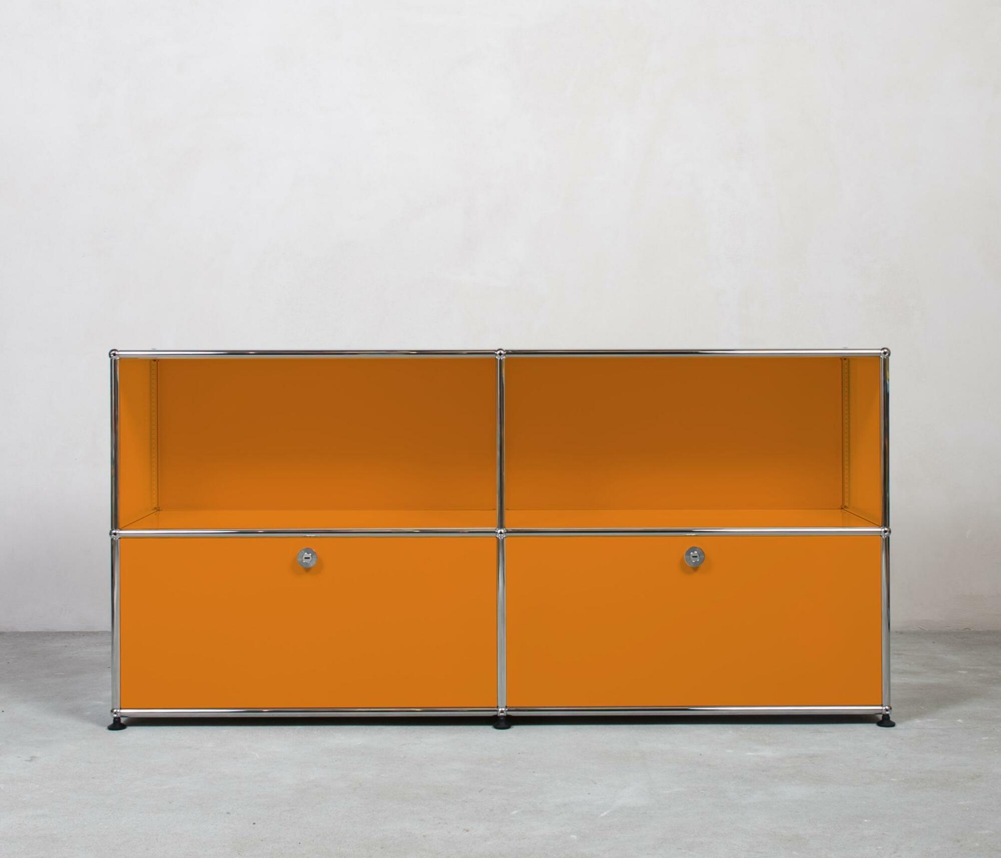 USM Haller | Sideboard 2x2 Fächer | Oben offen