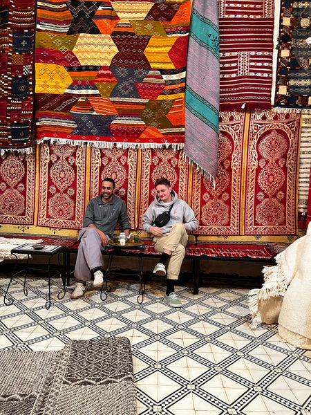 Handgeknüpfter Berberteppich aus Marokko