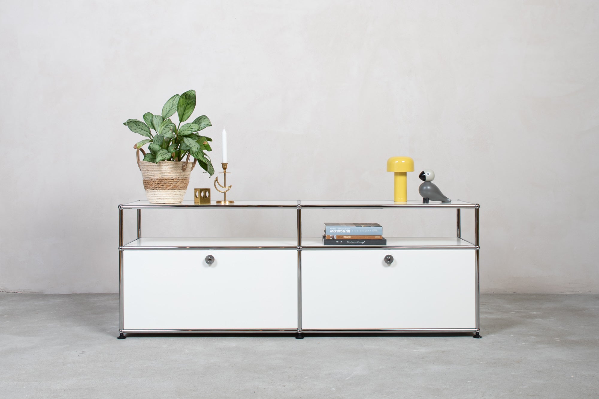 USM Sideboard 1x2 Fächer mit Aufbau