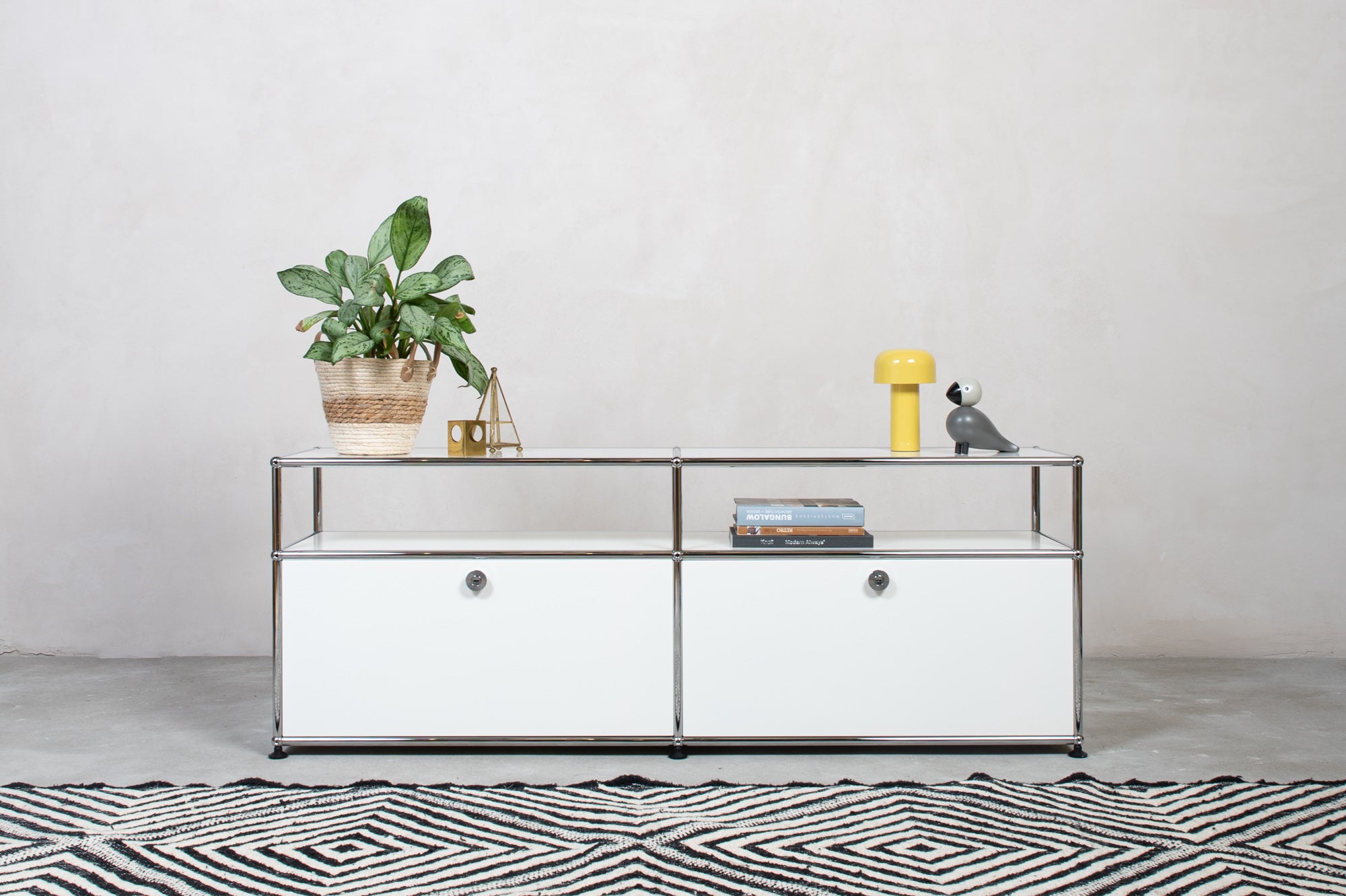 USM Sideboard 1x2 Fächer mit Aufbau
