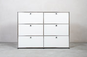 USM Sideboard 2x3 Fächer mit Klappen
